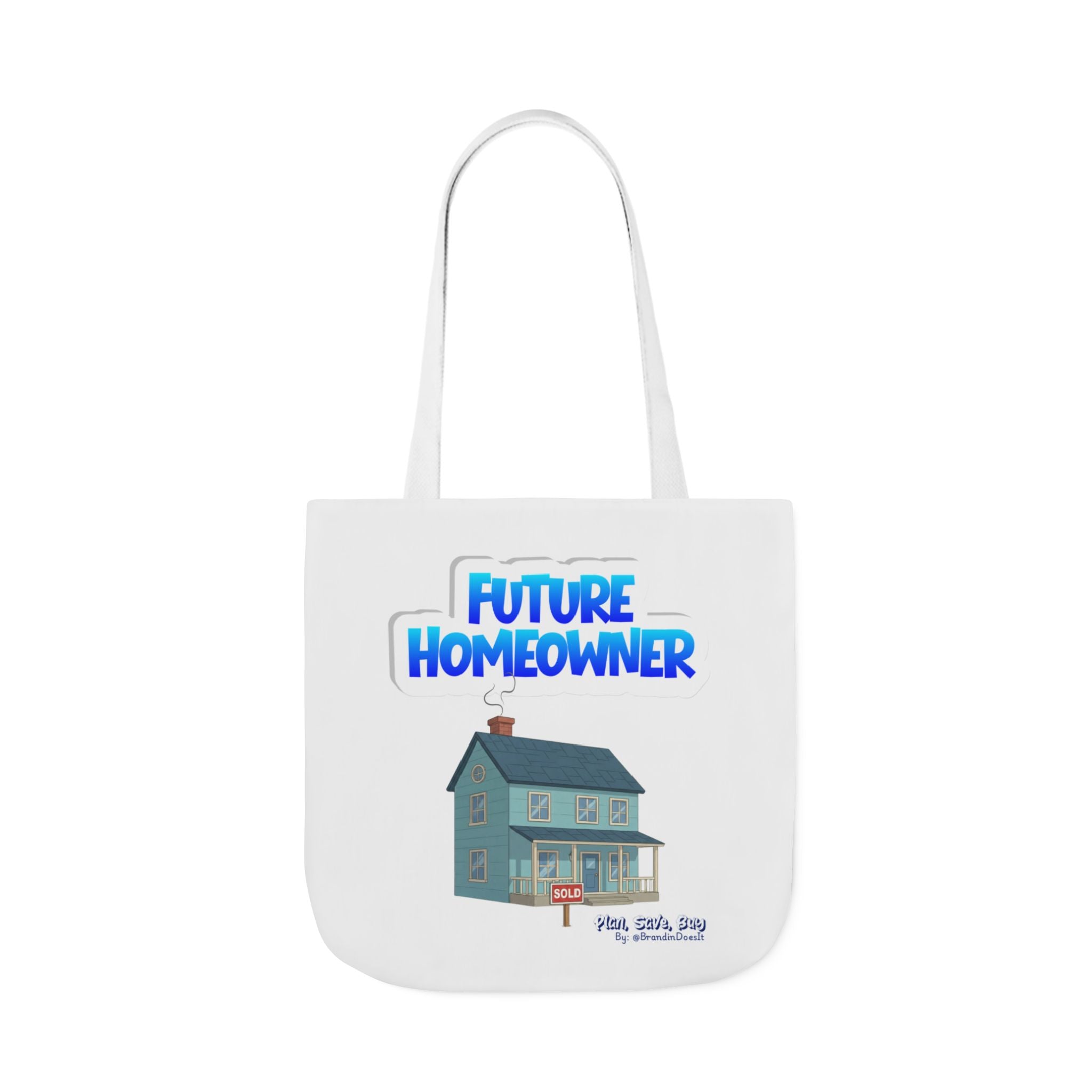 Future Homeowner Tote Bag — Canvas House Illustration Grocery & Market Tote