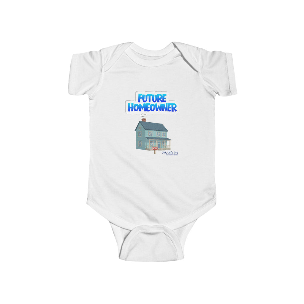 Future Homeowner Infant Bodysuit - Cute Baby Onesie with House Graphic
