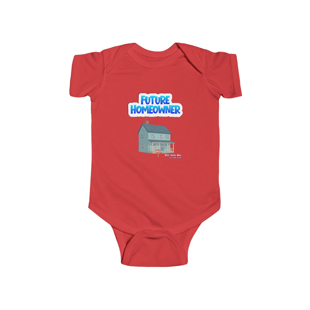 Future Homeowner Infant Bodysuit - Cute Baby Onesie with House Graphic