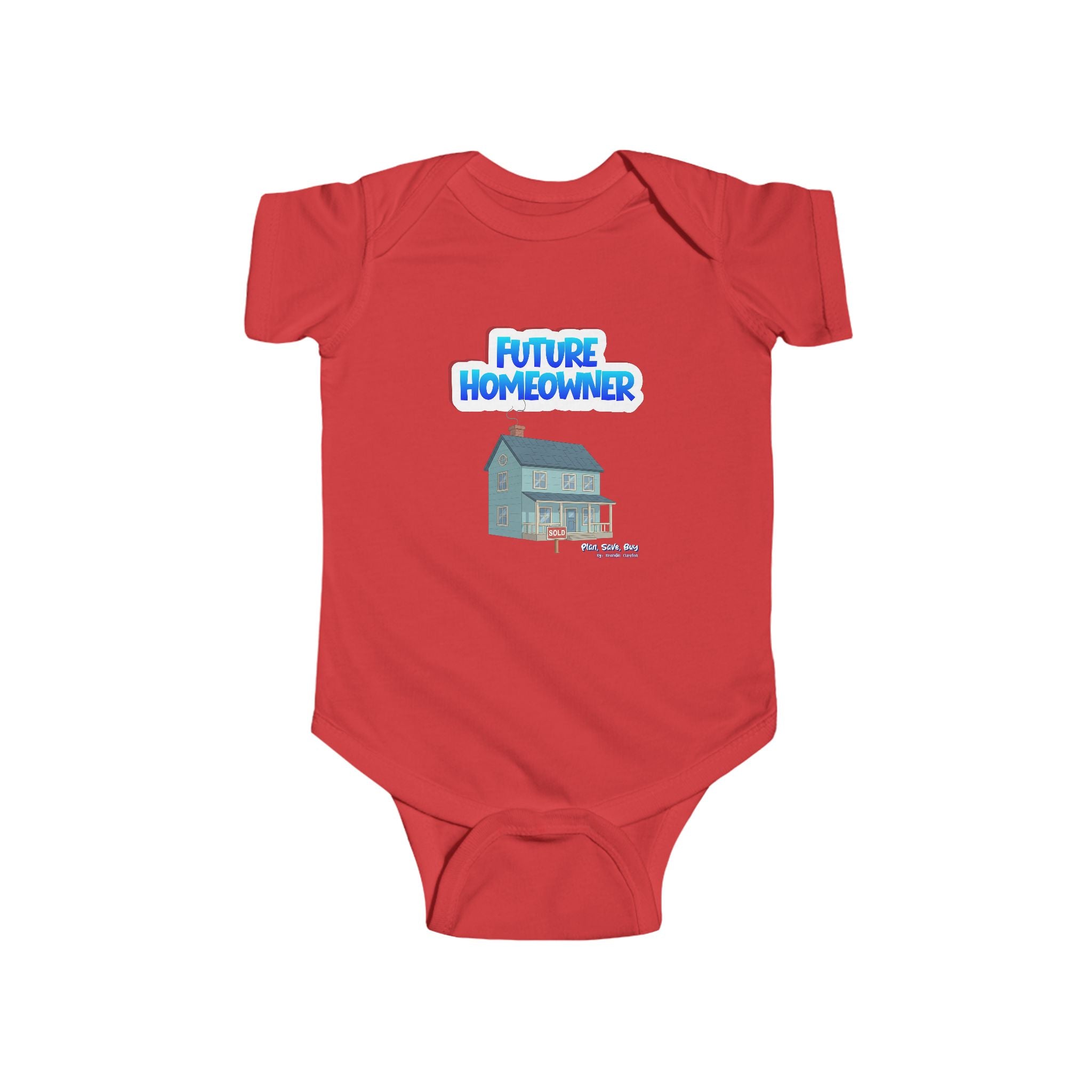 Future Homeowner Infant Bodysuit - Cute Baby Onesie with House Graphic