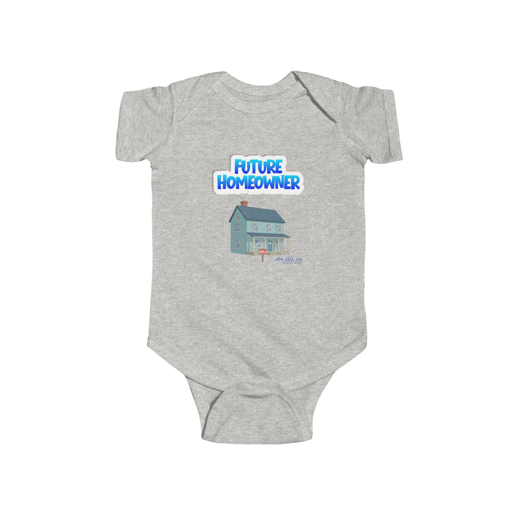 Future Homeowner Infant Bodysuit - Cute Baby Onesie with House Graphic