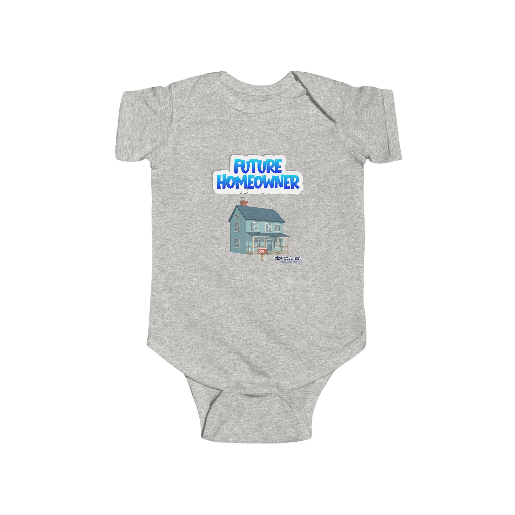 Future Homeowner Infant Bodysuit - Cute Baby Onesie with House Graphic
