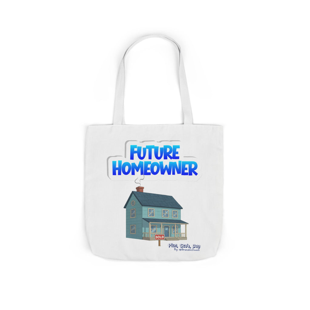 Future Homeowner Tote Bag — Canvas House Illustration Grocery & Market Tote