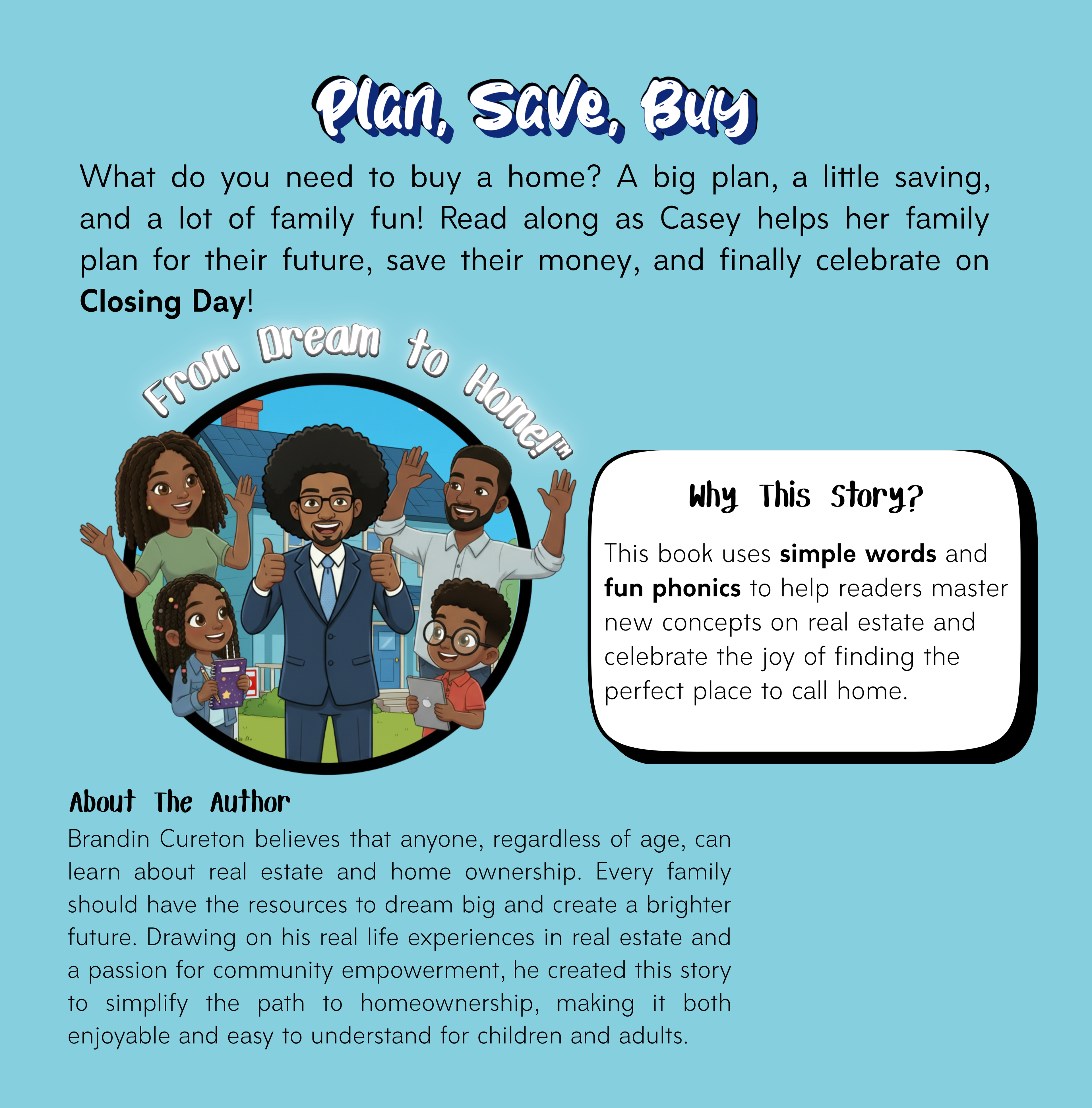 Paperback Signed Copy of Plan, Save, Buy